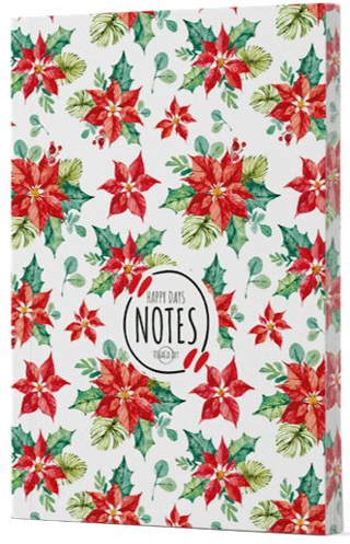 Yılbaşı 6 - Yan Boyamalı Çizgili Defter