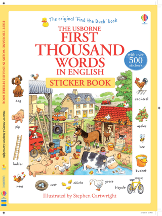 First Thousand Words In English - With Over 500 Stickers